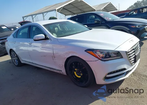 2018 Genesis G80 3.8 из США, поврежденный, VIN KMHGN4JE8JU262906